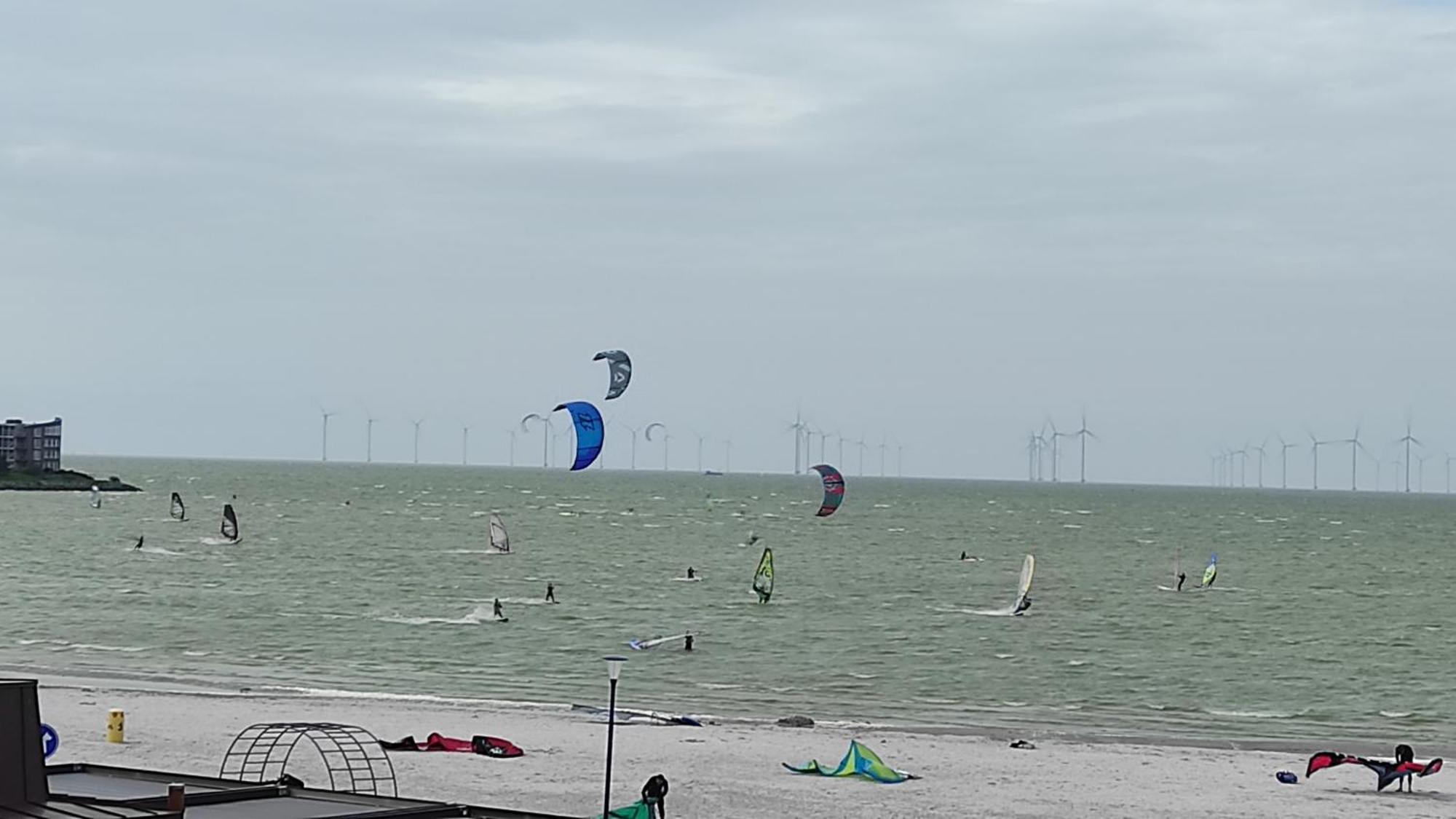 Appartement Ijsselmeer Makkum Strand מראה חיצוני תמונה